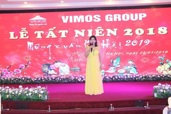 TGĐ. Nguyễn Thị Thanh Hòa biểu dương thành tích công ty đã đạt được trong năm 2018