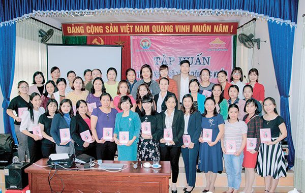 Vimos tham gia tập huấn Sổ TDSKBMTE cho Trung tâm y tế các huyện  tỉnh Thái Nguyên năm 2018