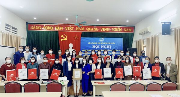 Dược phẩm VIMOS đồng hành cùng Hội liên hiệp phụ nữ huyện Phú Xuyên triển khai chương trình “Chia sẻ việc làm, hỗ trợ phụ nữ khởi nghiệp”